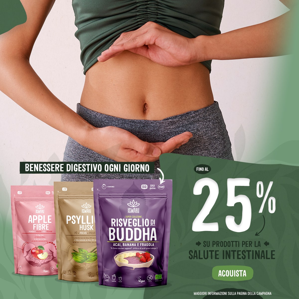 Fino al 25% su prodotti per la Salute Intestinale